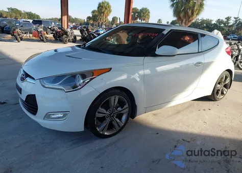2012 Hyundai Veloster Base W/Gray from USA, damaged, VIN KMHTC6AD2CU025161